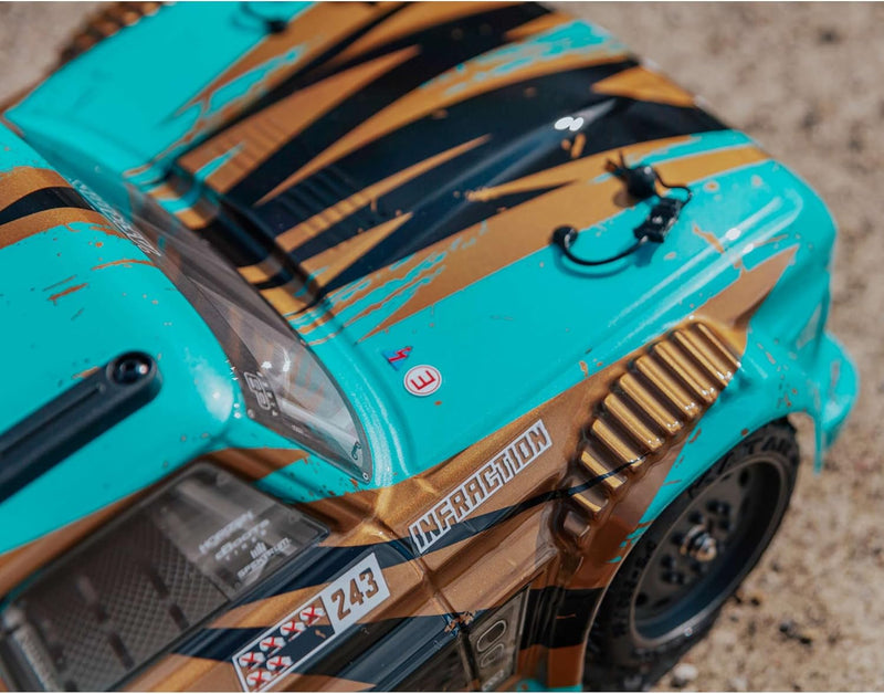 ARRMA 1/8 Infraction 4WD MEGA Resto-Mod Truck RTR, Teal/Bronze