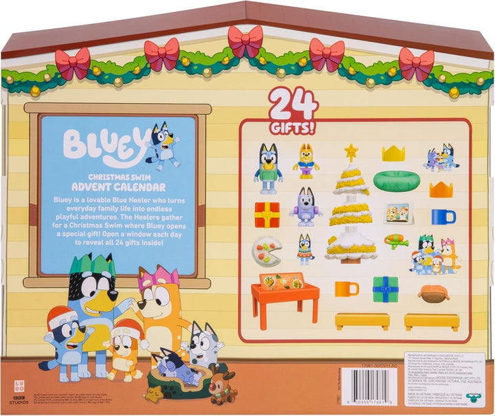Bluey 17981 ADVENTSKALENDER, Stern, Multicoloured, Einheitsgrösse