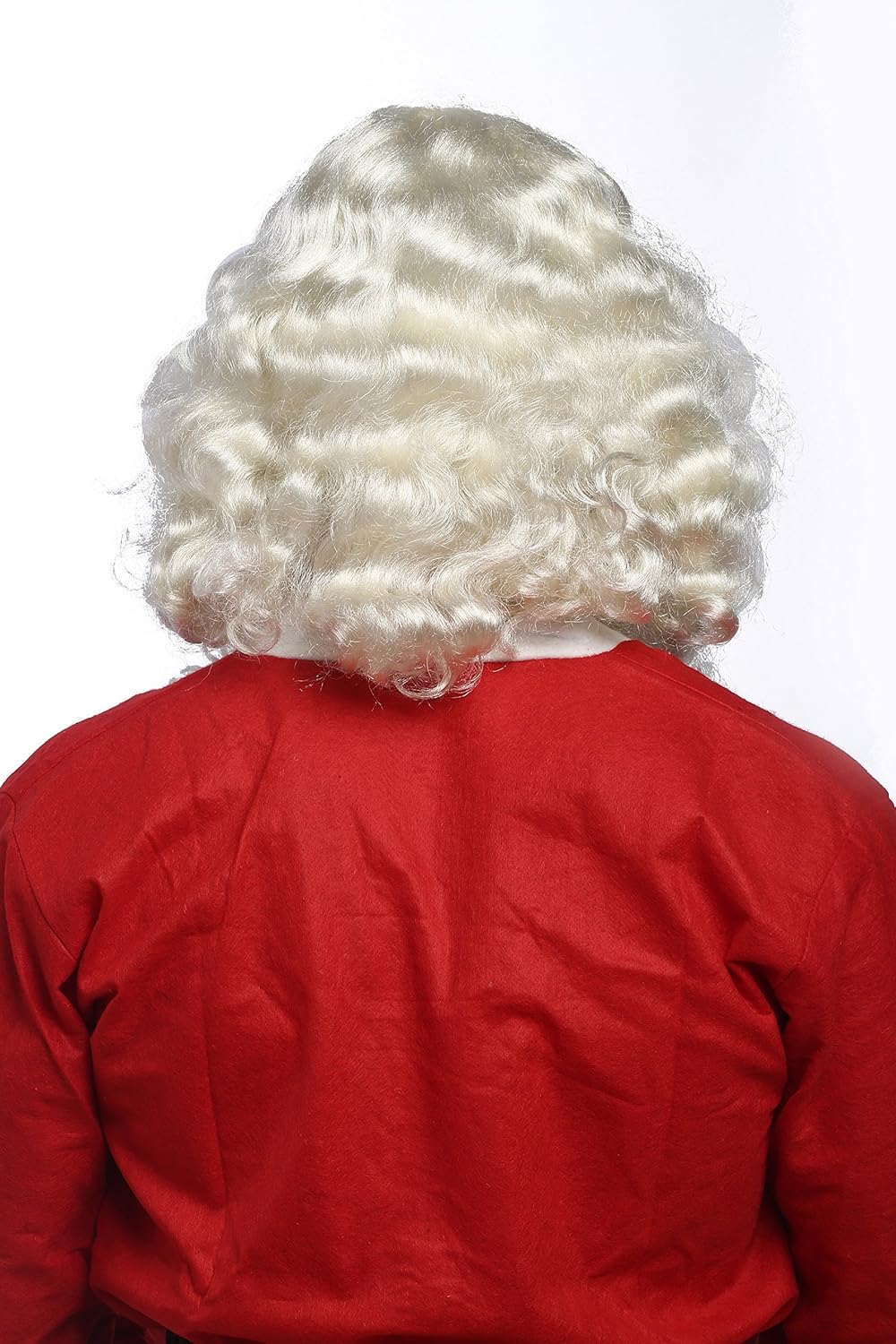 WIG ME UP - 46-A+B-ZA613 Perücke und Bart Set Deluxe Weihnachtsmann Santa Claus Nikolaus Ruprecht Go
