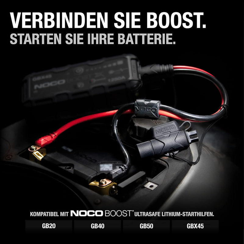 NOCO GBC007 47-Zentimeter Boost X-Connect Adapter-Verlängerungskabel für GB20, GB40, GB50 und GBX45