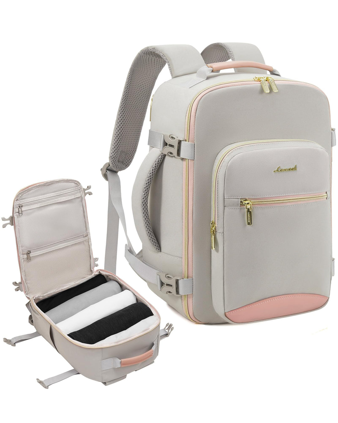 LOVEVOOK Ryanair Handgepäck 40x30x20, Handgepäck Rucksack Tasche Reiserucksack Flugzeug, Carry On Ha