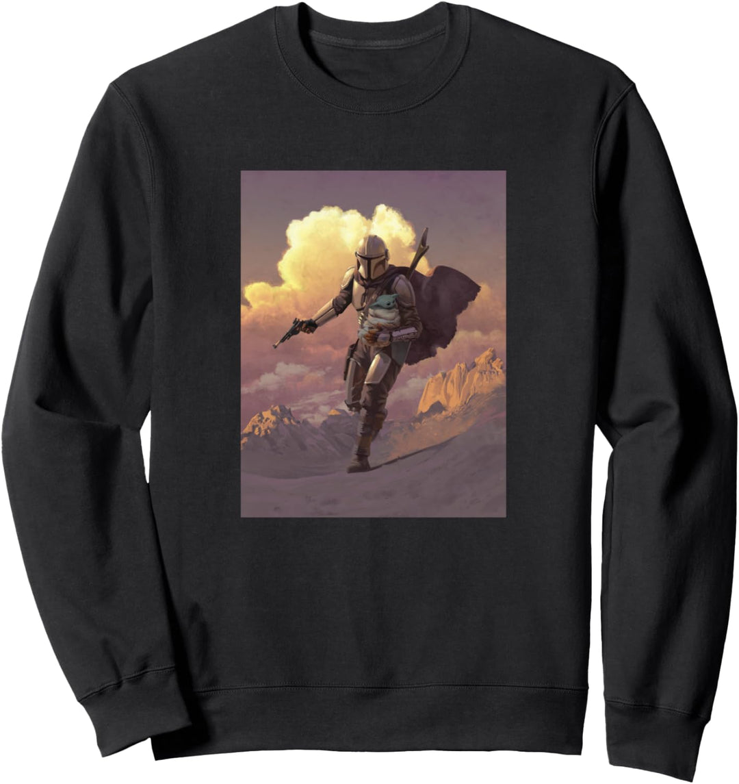 Star Wars: The Mandalorian Desert Poster Sweatshirt