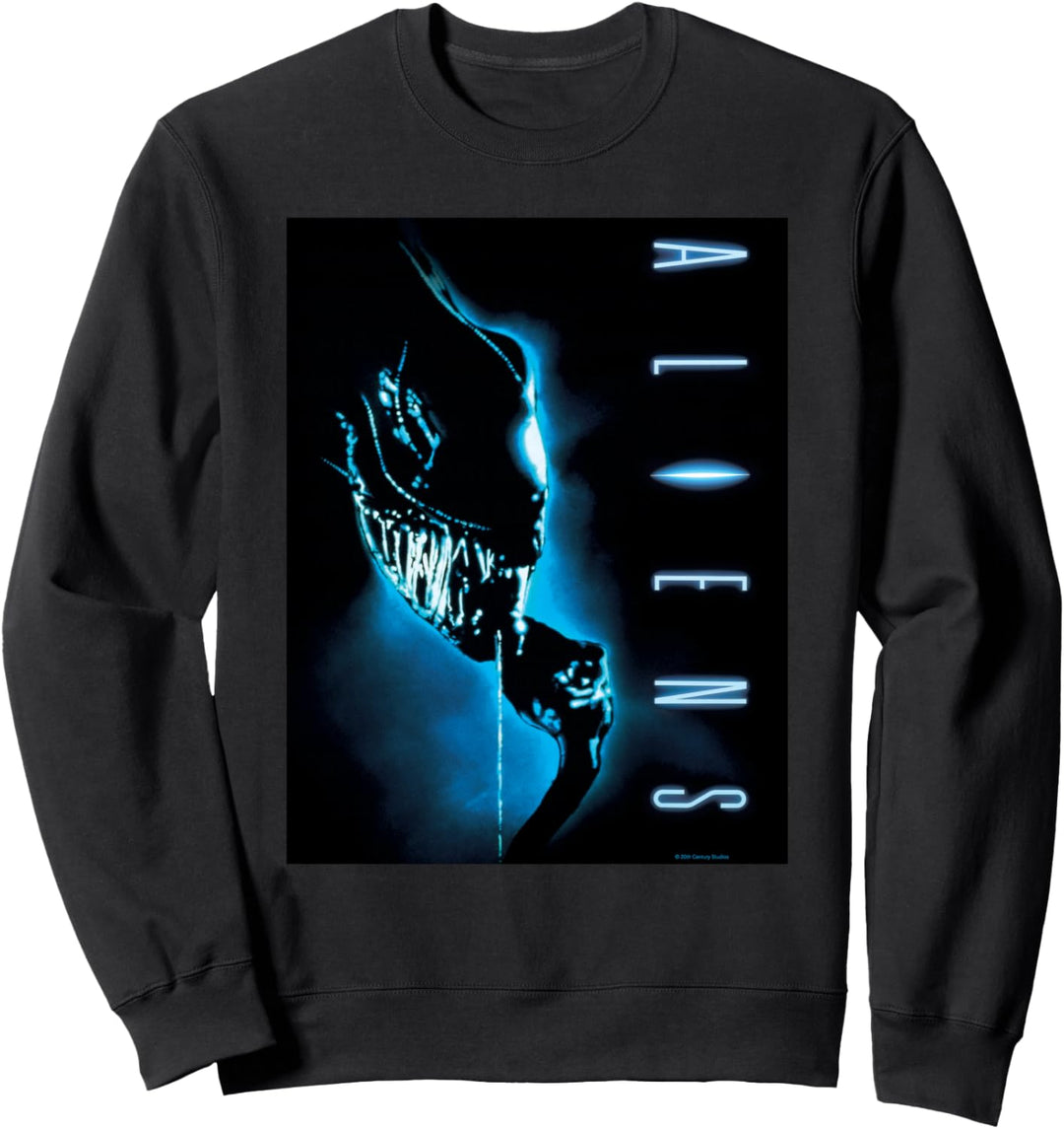 Aliens Xenomorph Retro Movie Poster Sweatshirt