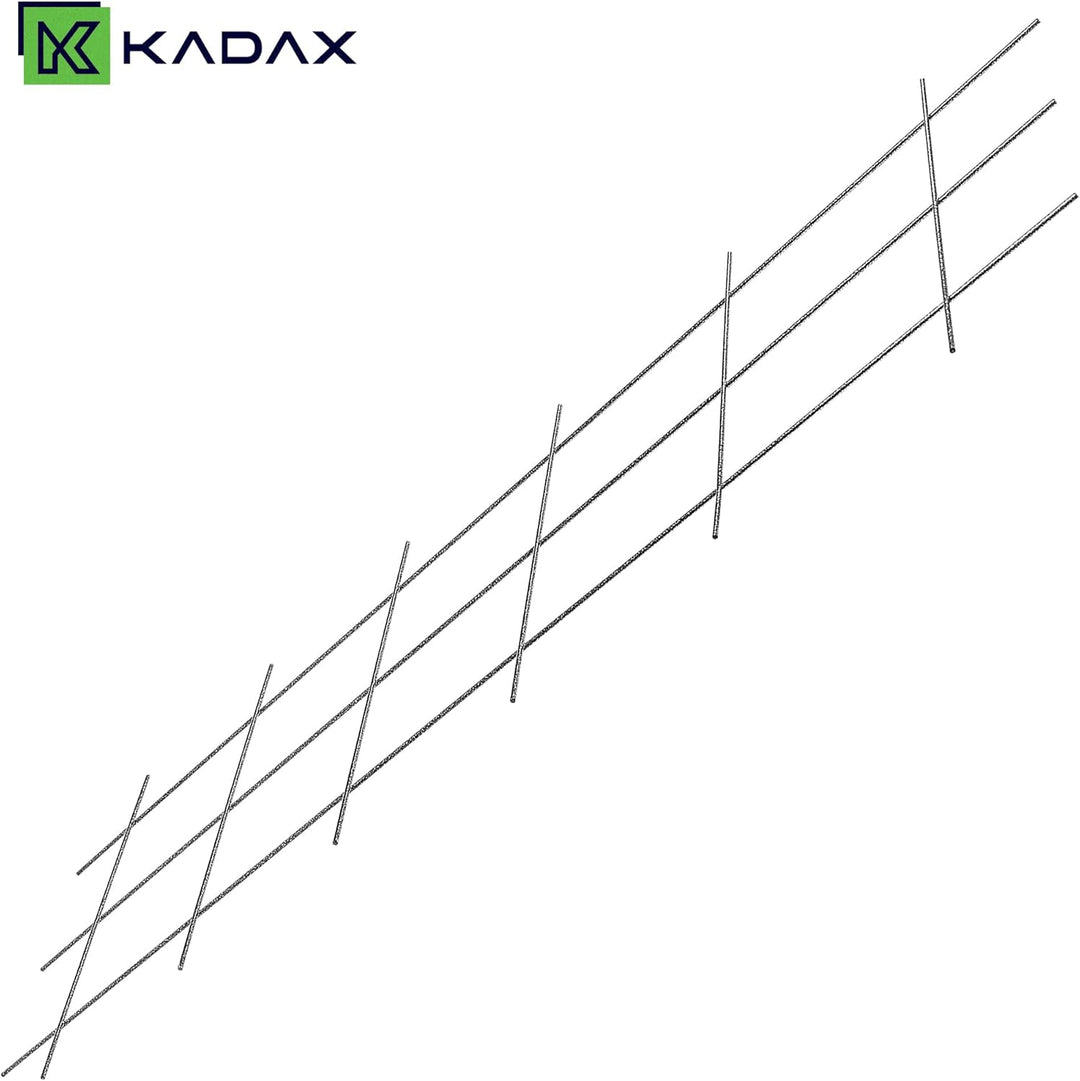 KADAX Rankgitter, Gitterspalier für Garten, Pflanzen, Balkon, Terrasse, Metall Spalier, Rankhilfe, K