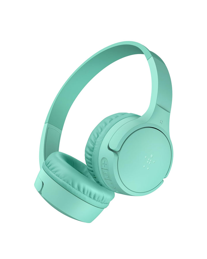 Belkin SoundForm Mini kabelloser Kinderkopfhörer mit integriertem Mikrofon und lustigen Aufklebern,