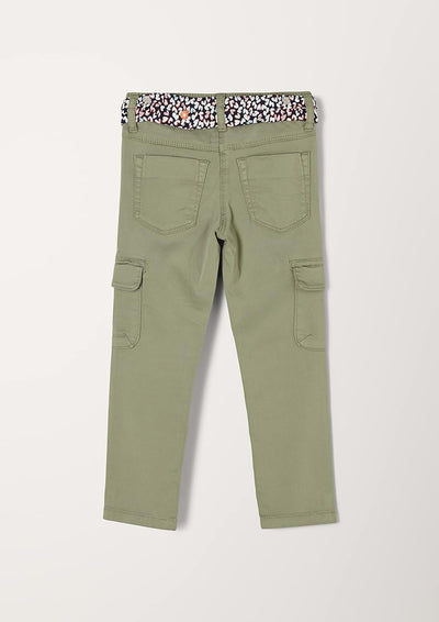 s.Oliver Mädchen Hose Lang Kathy Pants 92 Khaki, 92 Khaki