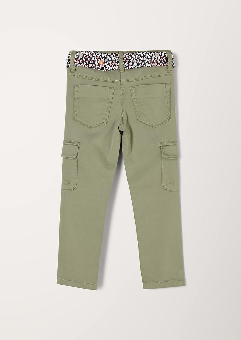 s.Oliver Mädchen Hose Lang Kathy Pants 92 Khaki, 92 Khaki