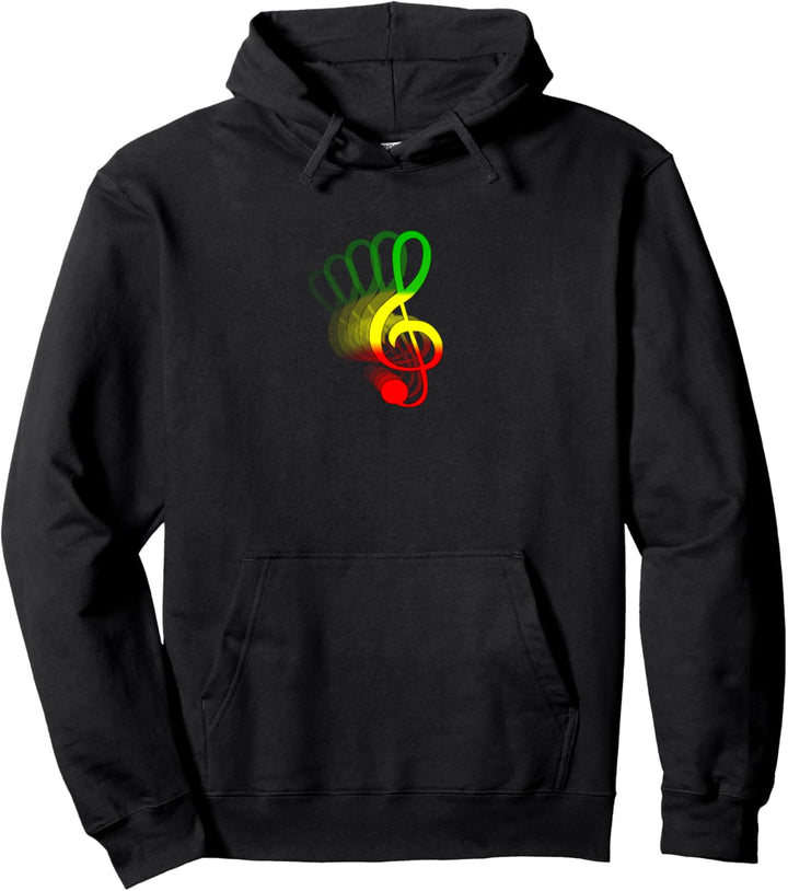 Reggae Musik Afrika Jamaica Rastafari Pullover Hoodie