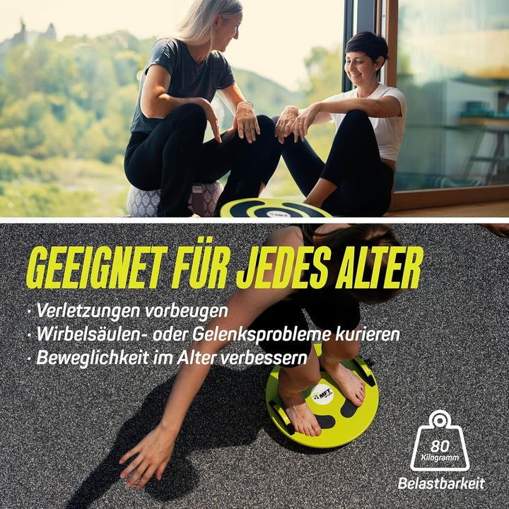 MFT Fun Disc Classic Balance Board (made in Austria) Profi Physio Therapiekreisel Gleichgewichtstrai