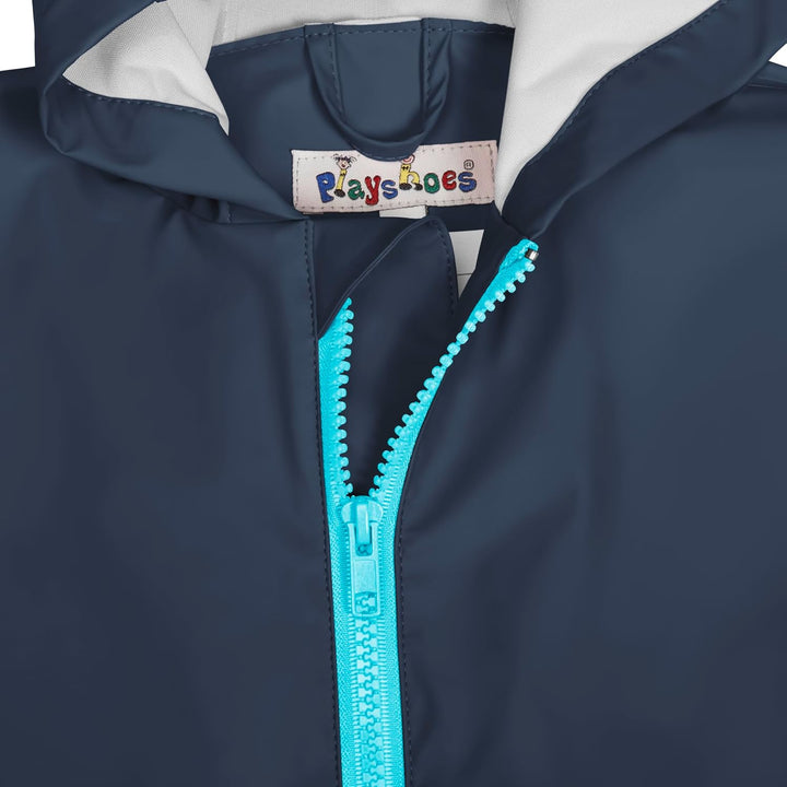 Playshoes Unisex Kinder Regen-Overall Matschanzug Regenbekleidung 86 Marine, 86 Marine