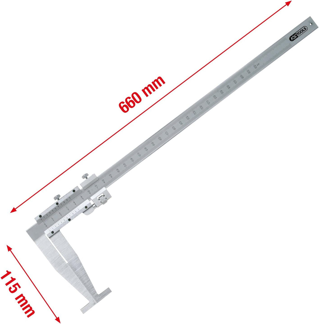 KS Tools 300.0530 LKW Bremstrommeln Messschieber 0-500mm, 660mm
