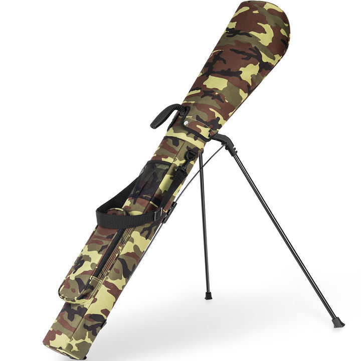 OUUTMEE Kleine Golftasche, Schlägerkoffer, Golf-Selbstständer, Schlägerkoffer und grosse Tasche, Ult
