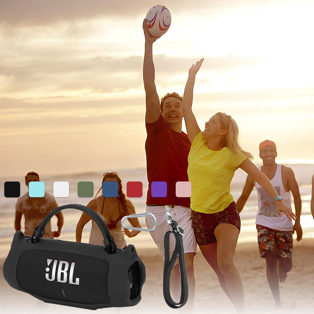 Silikonhülle Tragetasche Case für JBL Charge 6 Lautsprecher Minzgrün, Minzgrün