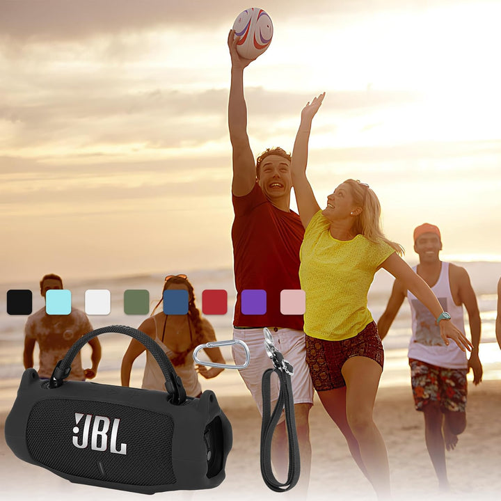 Silikonhülle Tragetasche Case für JBL Charge 6 Lautsprecher Minzgrün, Minzgrün