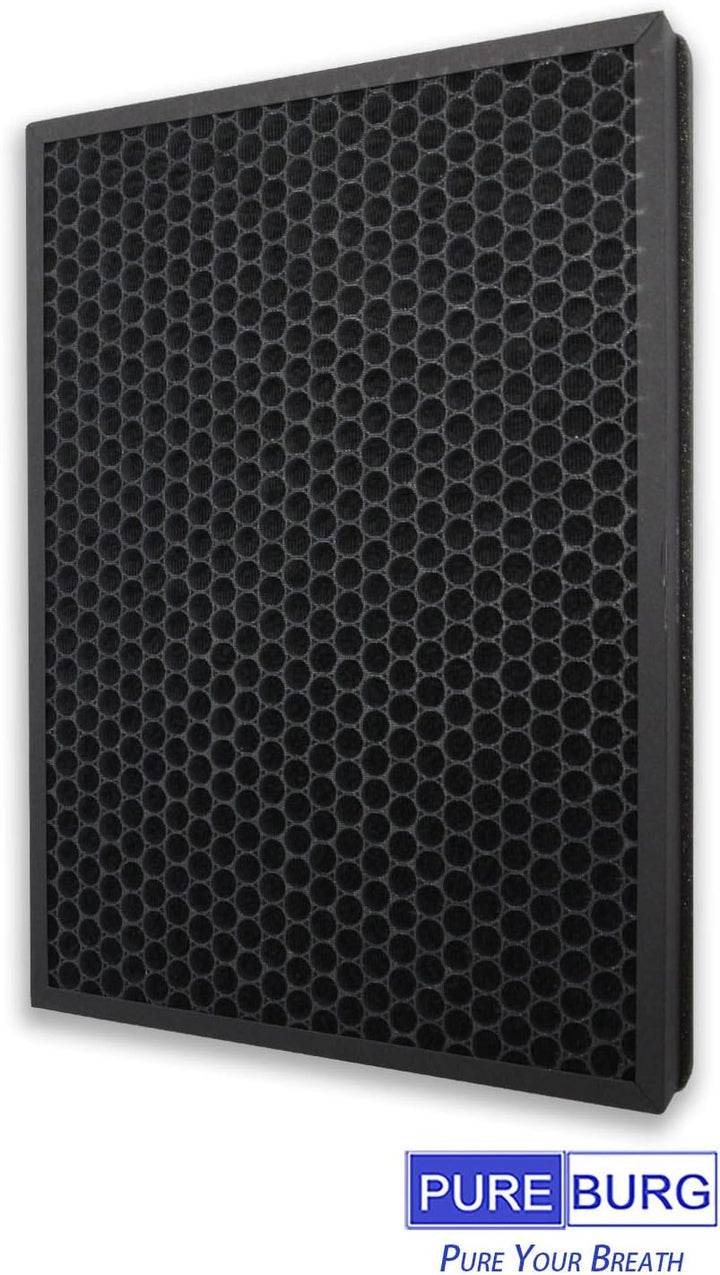 PUREBURG Ersatzfilter kompatibel mit HERILIOS HS-AP003 und Taotronics TT-AP003 Luftreiniger, 2er-Pac