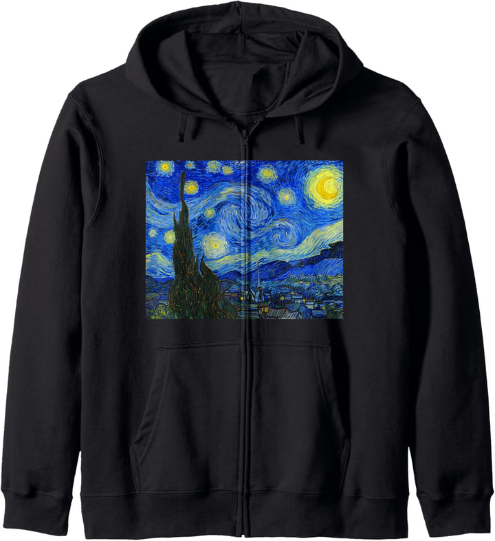 Van Gogh Die Sternennacht Malerei der modernen Kunst Kapuzenjacke