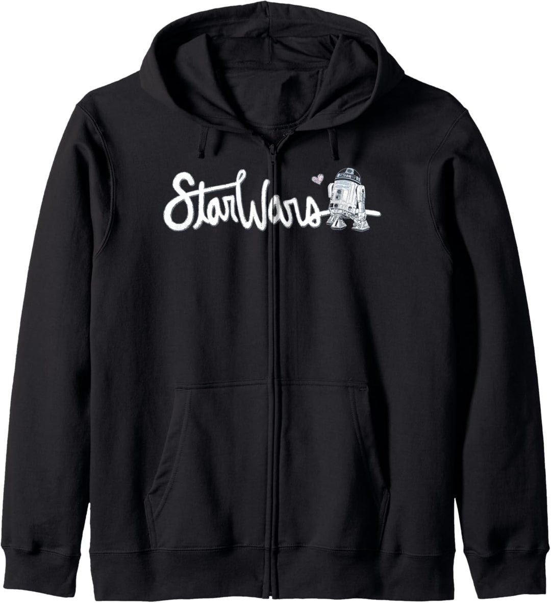 Star Wars R2-D2 Cursive Text Kapuzenjacke