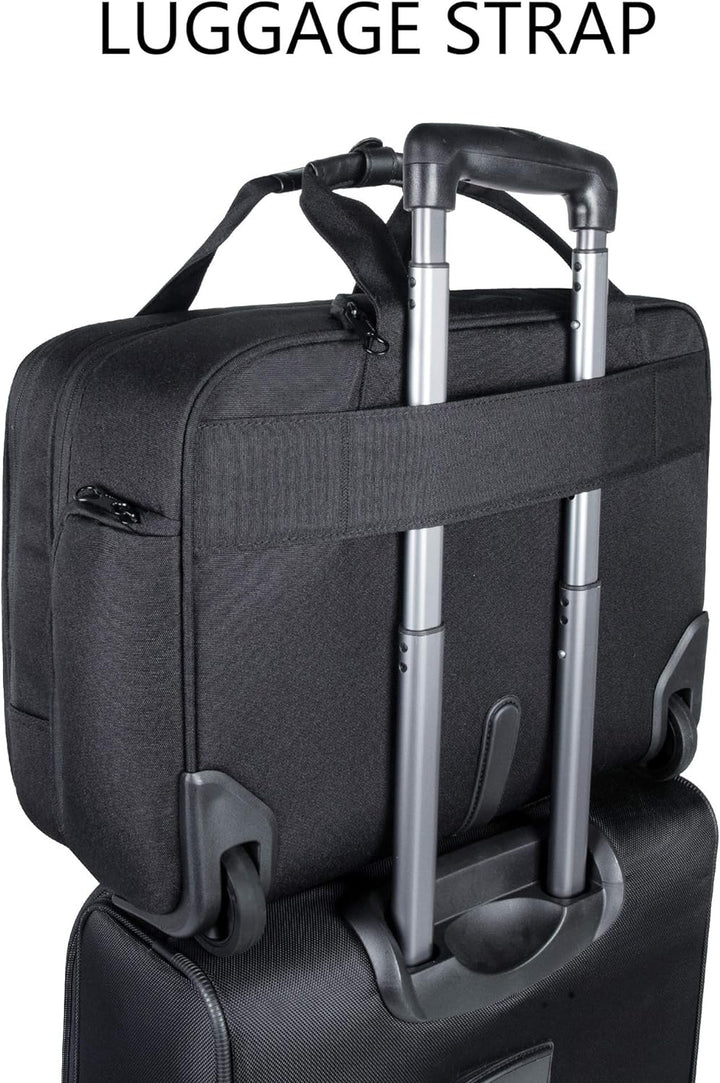 KROSER Trolley Business, Handgepäck Koffer mit Rädern Bis zu 17,3 Zoll Laptop wasserdichte Übernacht