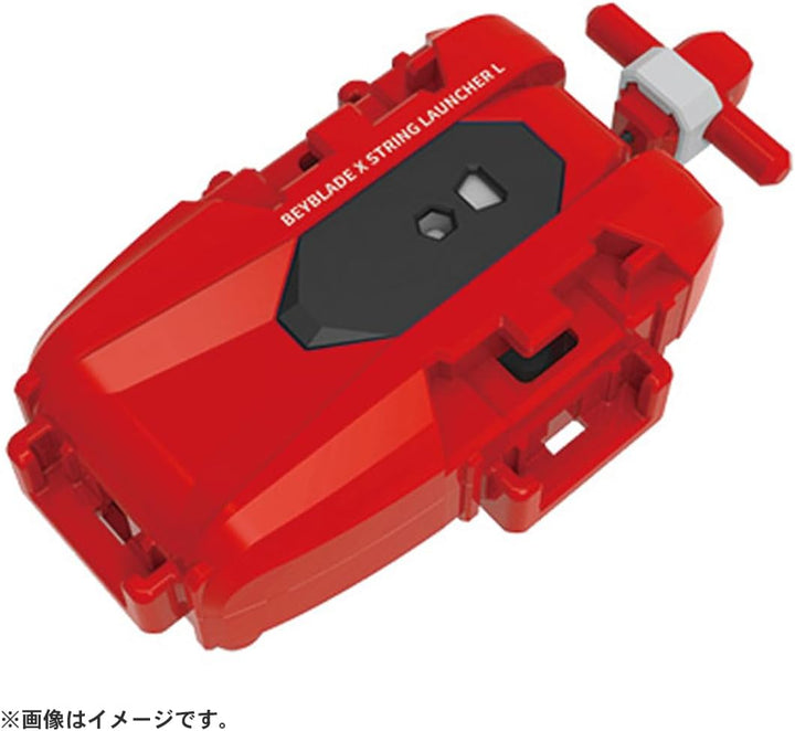Takara Tommy Beyblade X Beyblade X BX-47 Launcher mit Stringen, L, Rot