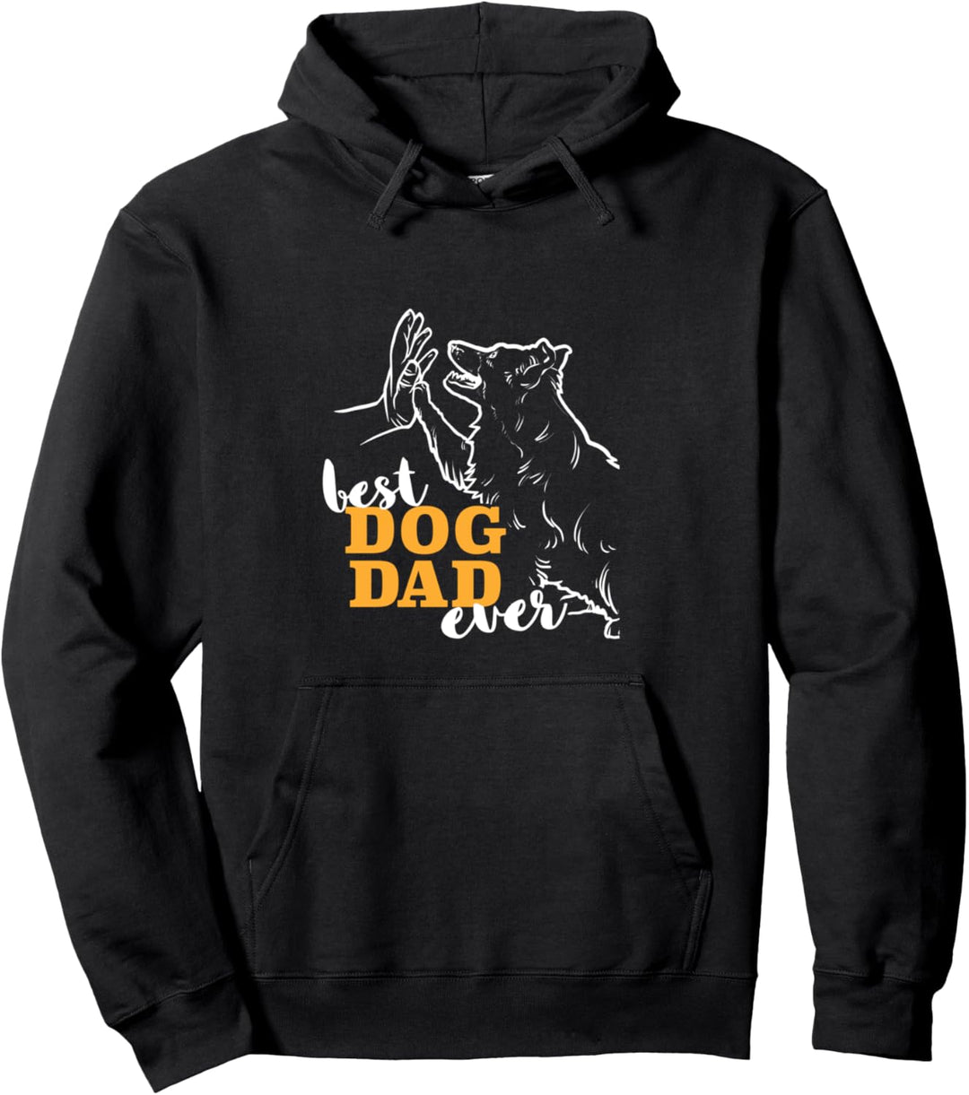 Best Border Collie Dad Border Collie Pullover Hoodie