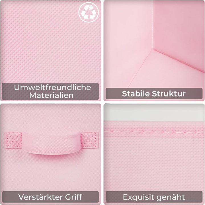GRANNY SAYS Aufbewahrungswürfel aus Stoff, 6 Stück Kisten für Kallax Regal, 33 x 33 x 32,4 cm Faltba