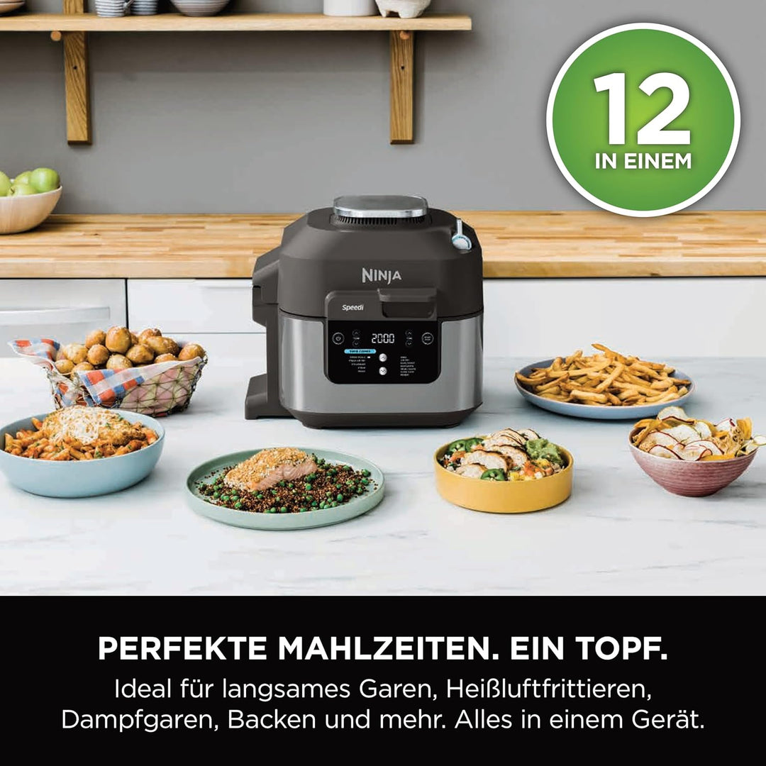 Ninja Speedi Multikocher, 5,7L, 12-in-1 Multicooker, Air fryer Heissluftfritteuse, Slow Cooker Langs