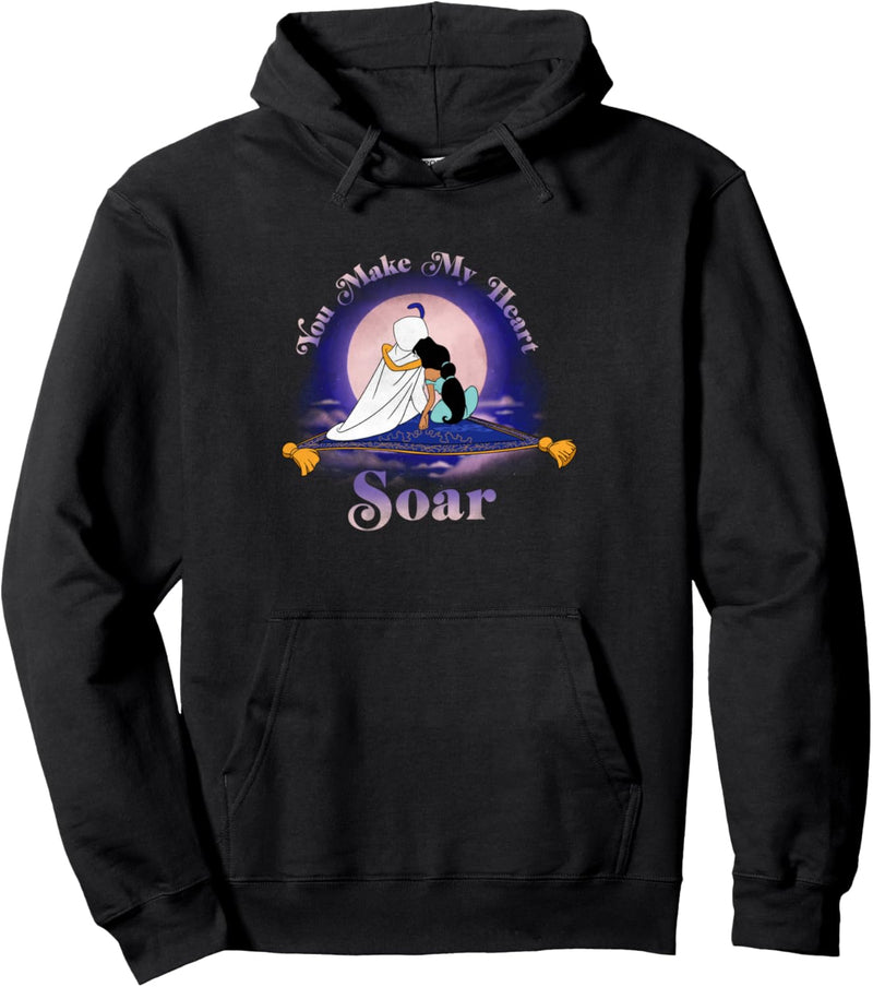 Disney Aladdin & Jasmine Make My Heart Soar Pullover Hoodie