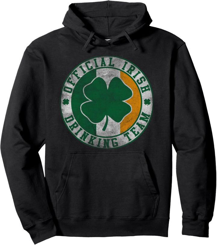Vintage Official Irish Drinking Team Pullover Hoodie