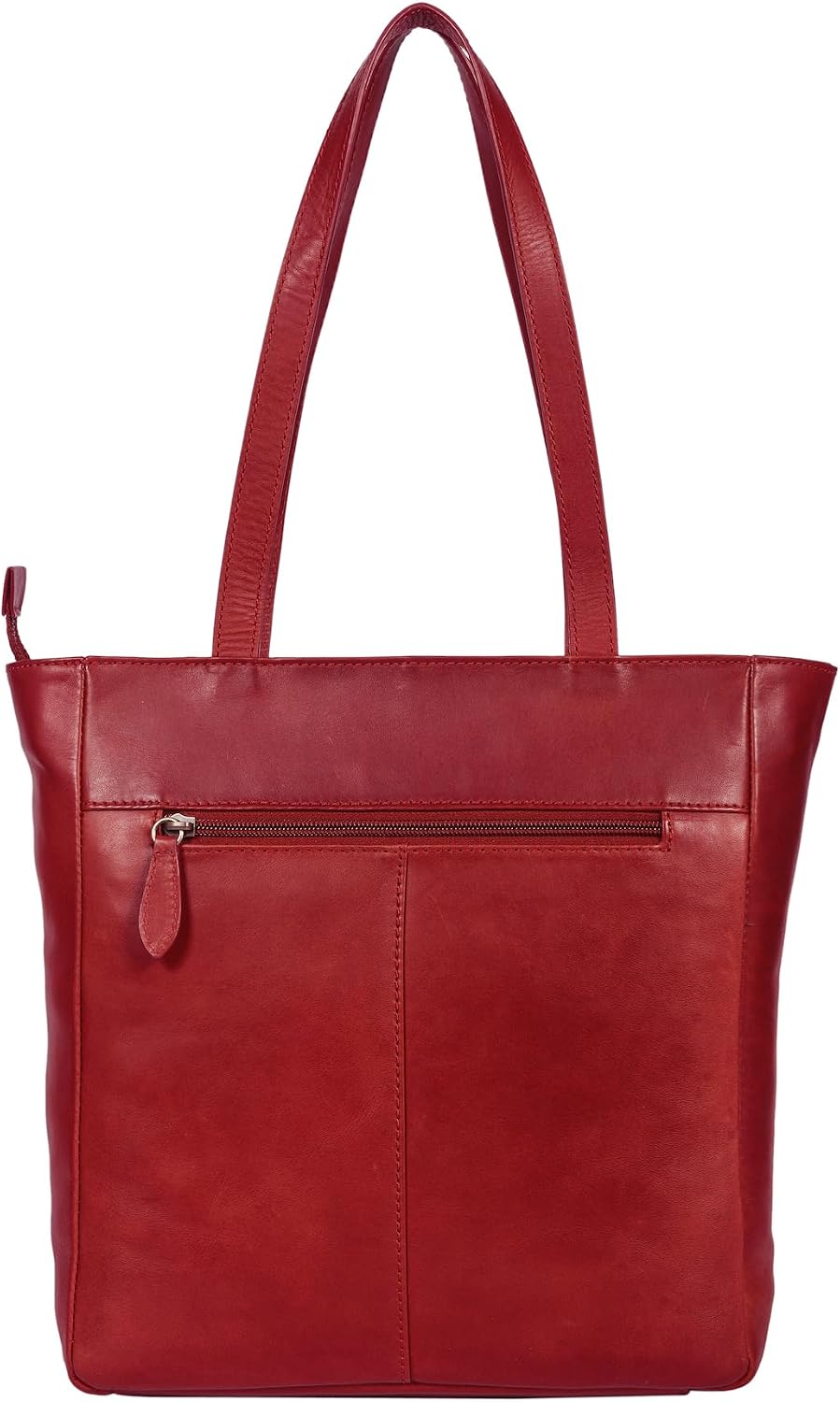 Benthill Schultertasche Damen Echt Leder | Shopper aus echtem Rindsleder | Vintage Handtasche mit vi