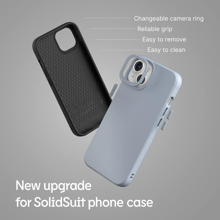 RhinoShield Case kompatibel mit [iPhone 13 Mini] | SolidSuit - Stossdämpfende & schlanke Schutzhülle
