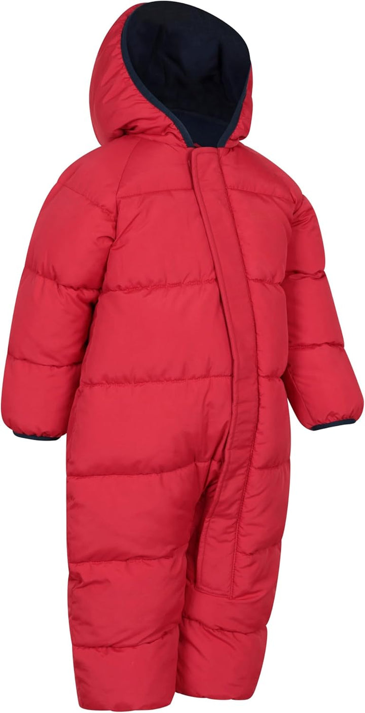 Mountain Warehouse Frosty Kinder Winter Anzug Gefüttert Schneeanzug 6-12 Monate Dunkel Rot, 6-12 Mon