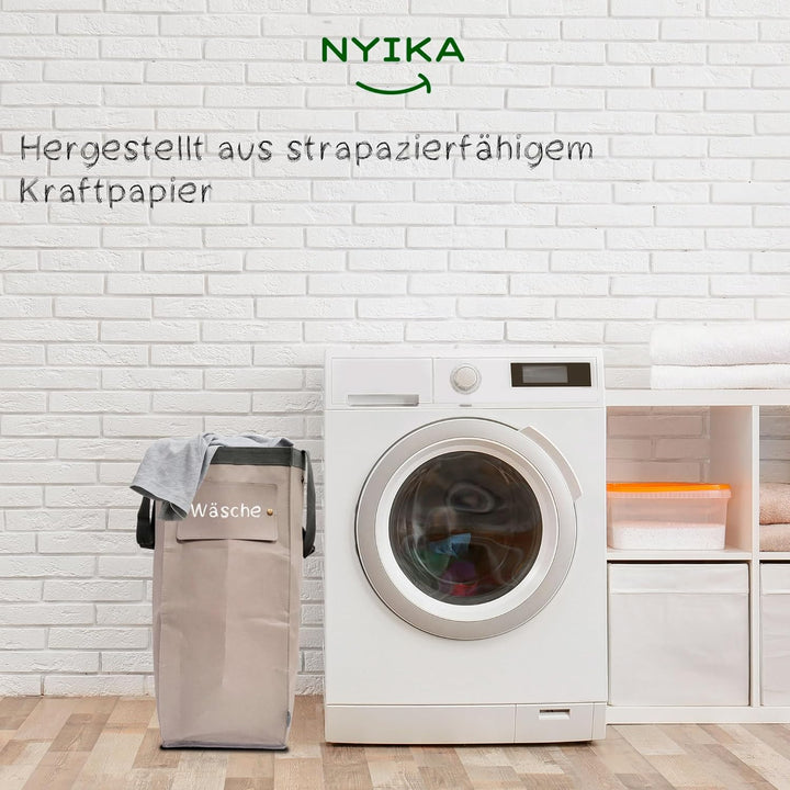 Nyika - Pfandflaschen Tasche - Wäschetasche - Leergutbehälter für Pfandflaschen - Altpapier Sammelbe