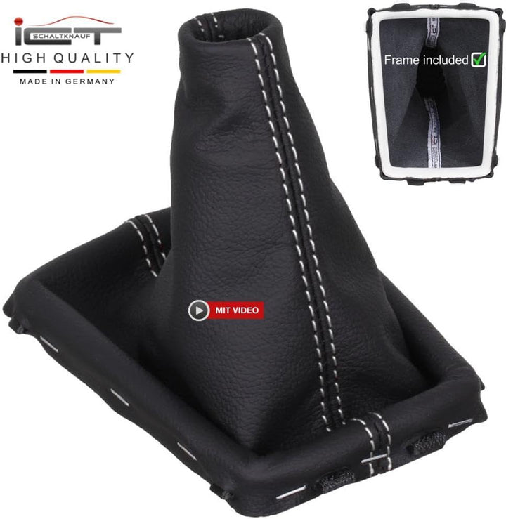 ICT Schaltmanschette Schaltsack kompatibel mit Volvo V70 III, S60 II, V60 I, XC70 II, S80 II, XC60 I
