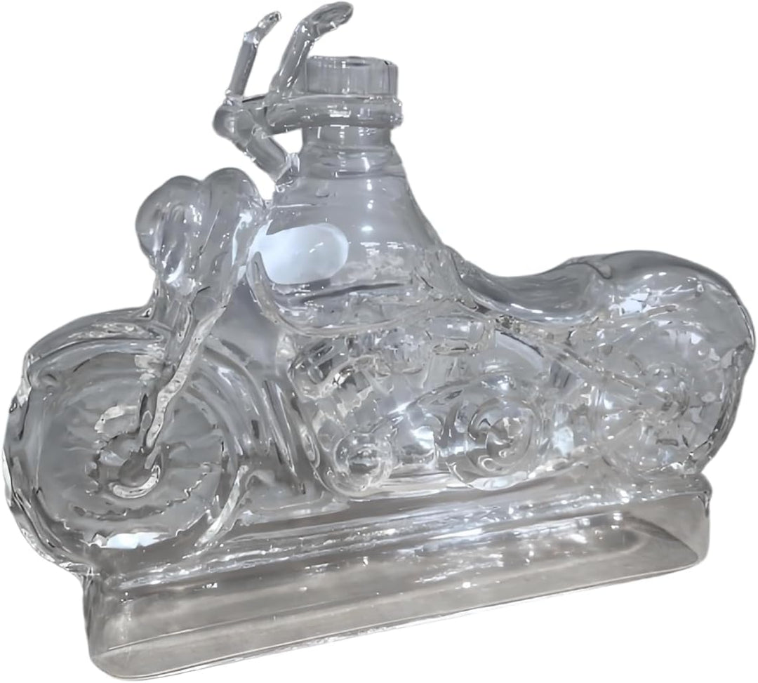 Motorrad Stil Weindekanter | Neuheit Whisky Flasche | 3D Motorrad Deko Glasweinflaschen Rotweinkante