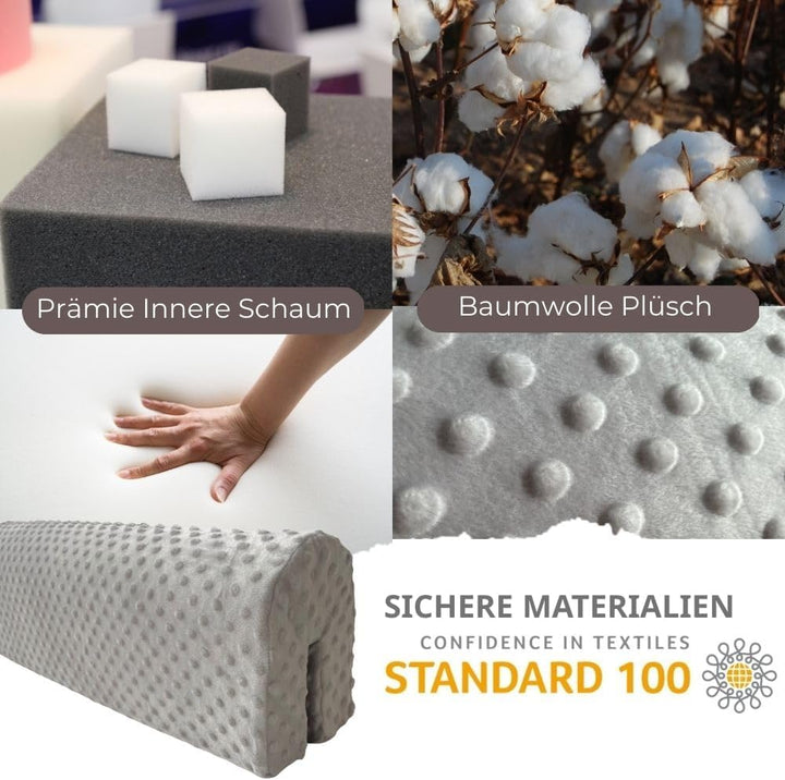 Wonder Space Bettkantenschutz für Kinderbetten, Bettgitter Polsterung Stossstange - Anti-Kollision |