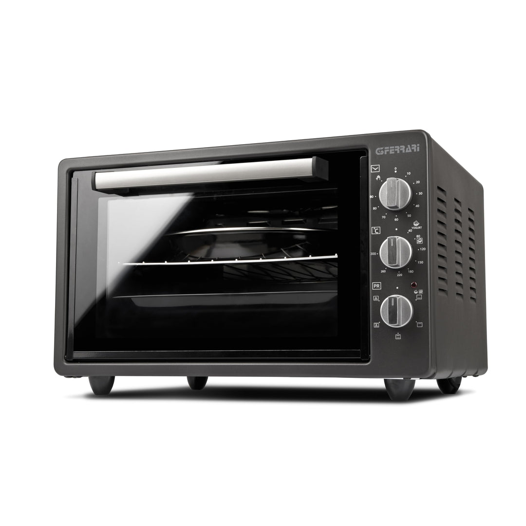 G3 Ferrari G10147 Rostò Titanium 37, Umluft-Elektrobackofen, 37 L, 1500 W, bis 300 °C, 5 Garprogramm