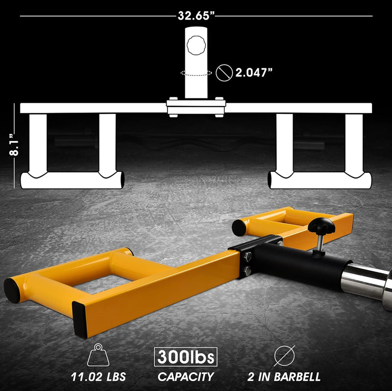 Yes4All Viking Press Landmine Griffbefestigung für 5.1 cm olympische Langhantel - 3 Handgriffpositio