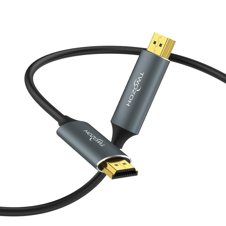 Twozoh HDMI Glasfaser Kabel 15M, HDMI Optisches Kabel 2.0 4K/60Hz (4:4:4 HDR10 HDCP2.2) 1440p 144Hz