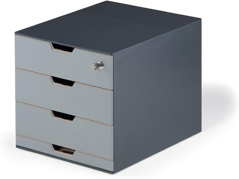 Durable Coffee Point Box Aufbewahrungsbox für Kaffee/Tee, Cateringbox, Kaffeestation/Büroküche, anth