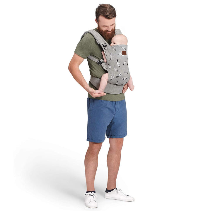 kk Kinderkraft Babytrage MILO Rückentrage Bauchtrage für Säuglinge und Kleinkinder Baby Carrier Kind
