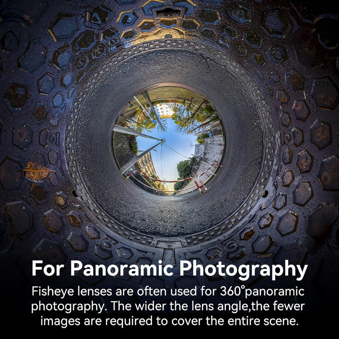 TTARTISAN APS-C 7,5mm F2 Silberne Fisheye M4/3, APS-C Ultra-Weitobjektiv für MFT M4/3-Bajonett EPM1
