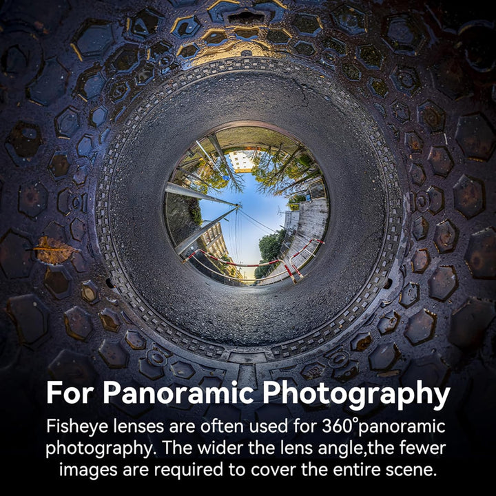 TTARTISAN APS-C 7,5mm F2 Silberne Fisheye M4/3, APS-C Ultra-Weitobjektiv für MFT M4/3-Bajonett EPM1