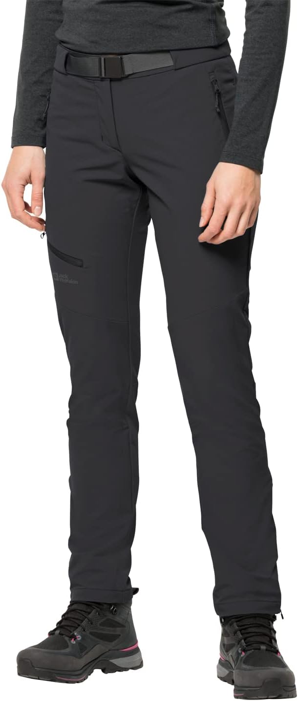 Jack Wolfskin Damen Holdsteig Wanderhose 42 Schwarz, 42 Schwarz