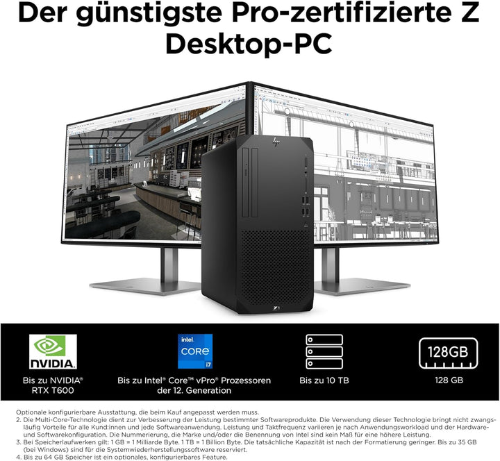 HP CONSUMER. Z1 G9 TWR 5F0B1EA - i7-12700 16Go / GB/512GB SSD RTX3070 Win11 Pro