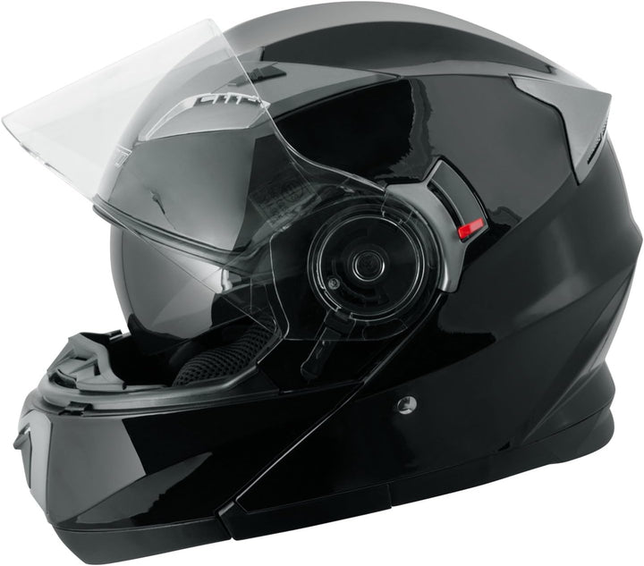Helm Klapphelm Innensonnenblende Motorradhelm Modular Schwarz S