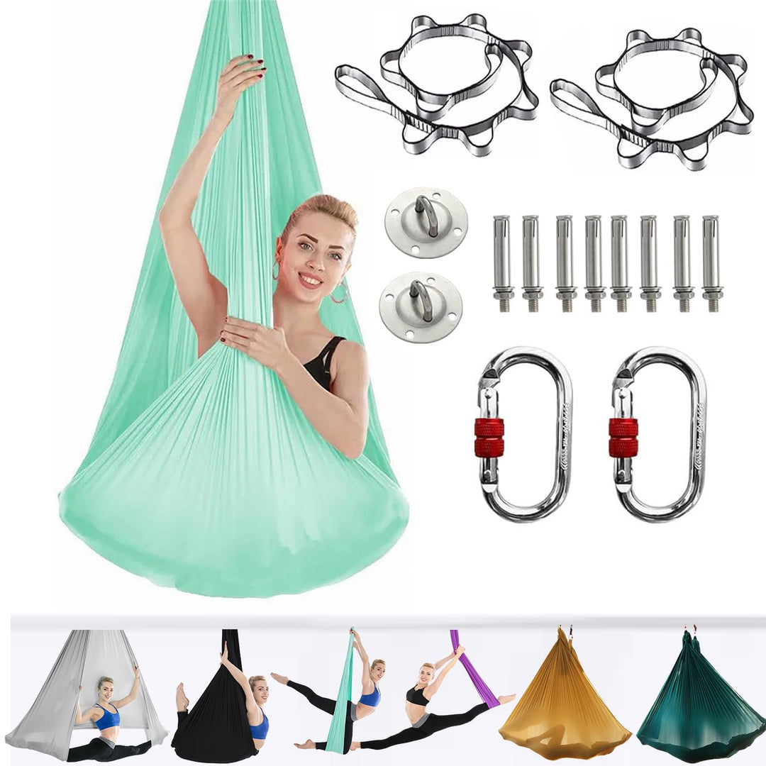 Yoga-Set für Erwachsene, Yoga-Zubehör, 500 kg Belastung, inkl. Kompletter Installationshardware Lake