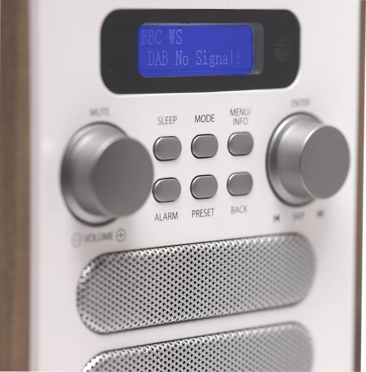 DENVER DAB-48WHITE DAB + Radio Mit integriertem FM-Radio und Bluetooth-Funktion weiss