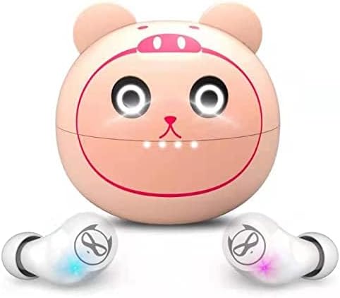 Bluetooth Kopfhörer Rosa,Kopfhörer Kabellos mit Mikrofon,Leichtgewicht,Touch-Steuerung,3D-Surround-S
