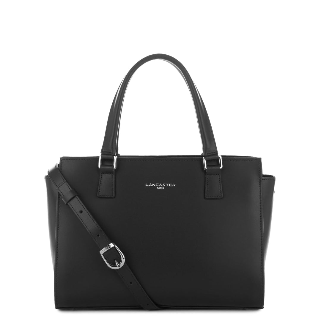 Lancaster Unisex Glatt Tasche, Schwarz