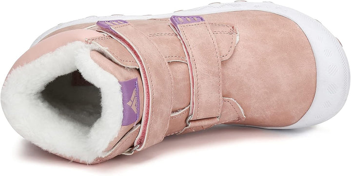 Mishansha Kinder Winterschuhe Mädchen Winterstiefel Warm Schneestiefel Gefüttert Boots Wasserdicht 2